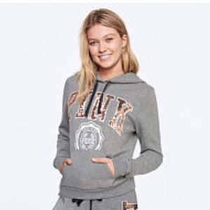 New Victoria’s Secret Pink Bling Pullover Hoodie M